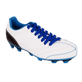 Lacets chaussures football plats polyester longueur 110 cm lacet rsistant couleur bleu royal