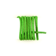 Lacets verts pour chaussures de ville ronds coton cirs longueur 45 cm couleur vert pastourelle