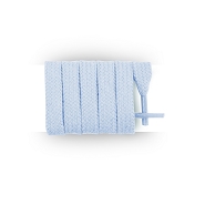 Lacet de converse cass ? Remplacez vos lacets coton par ces lacets bleu ciel longueur 110 cm, parfaits avec une paire de Converse gris clair.