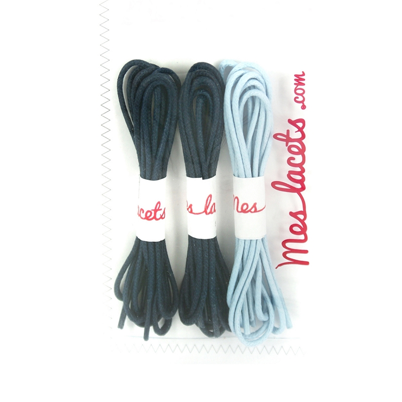 lacets ronds cirés