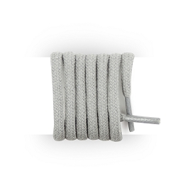Lacets ronds et pais coton 180 cm lacets originaux couleur gris garenne