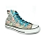 Lacets chaussures de sport / sportswear plats coton longueur 110 cm couleur turquoise