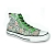 Lacet vert fluo chaussures de sport / sportswear plats synthtique longueur 110 cm couleur fluo vert