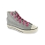 Lacets rose litchy pour chaussures de sport plats coton longueur 110 cm