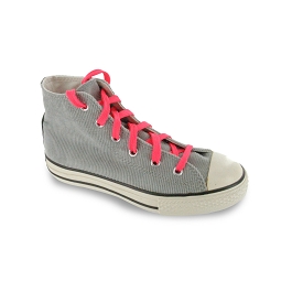 Lacets fluo chaussures de sport / sportswear plats synthtique longueur 90 cm couleur fluo rose
