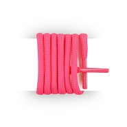 Lacets ronds et pais coton 110 cm rose fluo