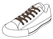 Chaussures  lacets plats fins / dtente