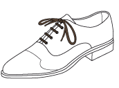Chaussures  lacets ronds fins / ville