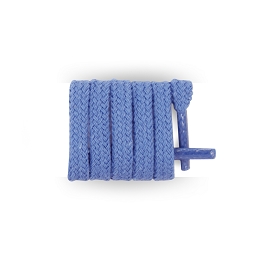 Lacets baskets mode plats coton longueur 120 cm couleur bleu