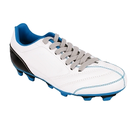 Lacets chaussures football plats polyester longueur 130 cm </br> Lacets foot couleur gris garenne