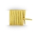 Lacets plats dorés pour baskets, lacets Lurex longueur 90 cm couleur feuille d'Or