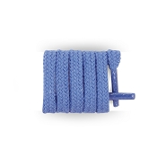 Lacets baskets mode plats coton longueur 90 cm lacets de couleur bleu