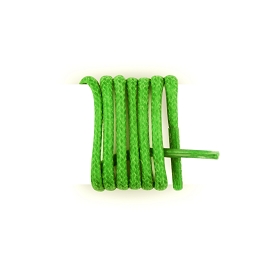 Lacets verts pour chaussures de ville ronds coton cirés longueur 45 cm couleur vert pastourelle