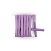 Coffret lilas lacets ronds et fins 45 cm