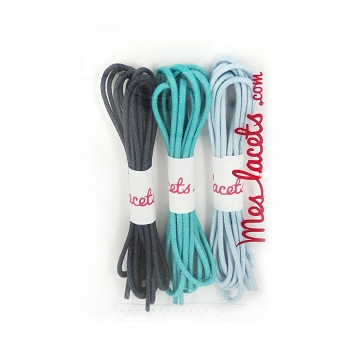 Coffret Moby Dick lacets ronds et fins 90 cm