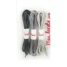 Coffret souris lacets ronds et fins 90 cm