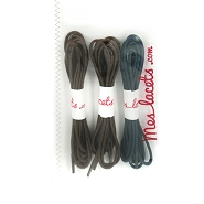 Coffret dandy lacets ronds et fins 60 cm