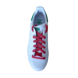 Lacets chaussures de sport / sportswear plats coton longueur 110 cm couleur rouge