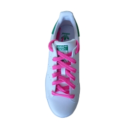 Lacets fluorescents chaussures de sport / sportswear plats synthétique longueur 110 cm couleur fluo rose