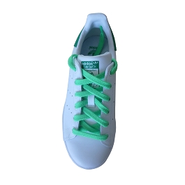 Lacet vert fluo chaussures de sport / sportswear plats synthétique longueur 110 cm couleur fluo vert