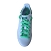 Lacet vert fluo chaussures de sport / sportswear plats synthtique longueur 110 cm couleur fluo vert