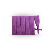 Lacets chaussures de sport / sportswear plats coton longueur 180 cm couleur digital - lacet violet