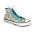 Lacets chaussures de sport / sportswear plats coton longueur 150 cm couleur turquoise