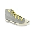 Lacets chaussures de sport / sportswear plats coton longueur 90 cm couleur canaris