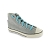 Lacets chaussures de sport / sportswear plats coton longueur 110 cm couleur turquoise