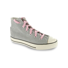 Lacets chaussures de sport / sportswear plats coton longueur 125 cm couleur illet