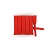 Lacets baskets mode plats coton longueur 120 cm couleur rouge