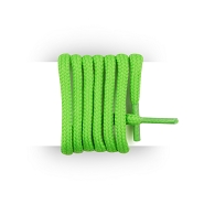 Lacets ronds et épais coton longueur 180 cm vert fluo
