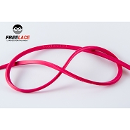Lacets silicone running et trail 110 cm rose fluo